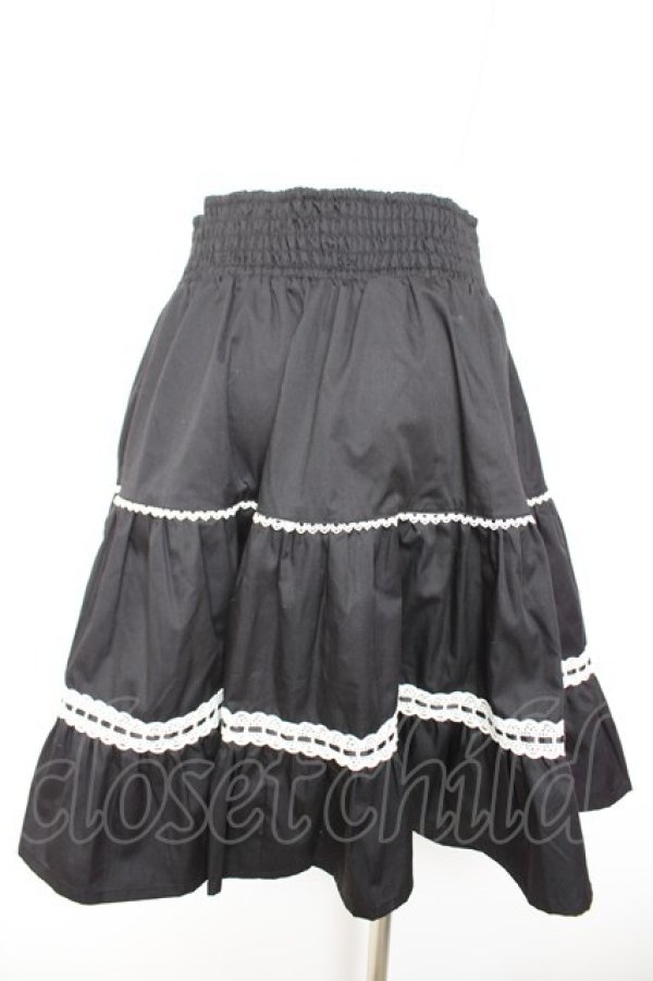 画像2: Eri Aino's Collection / シャーロットの水曜日スカート M 黒 Y-26-01-31-157-LO-SK-SZ-ZY (2)