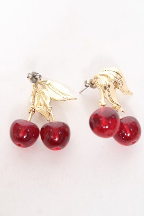 画像3: Liquem / KEITA MARUYAMA×Liquem チェリーピアス  レッド Y-26-01-31-002-LO-AC-SZ-ZY (3)