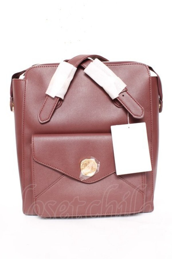 画像1: m petit by misako / AMリュック  濃赤 Y-26-01-31-028-LO-BG-SZ-ZY (1)