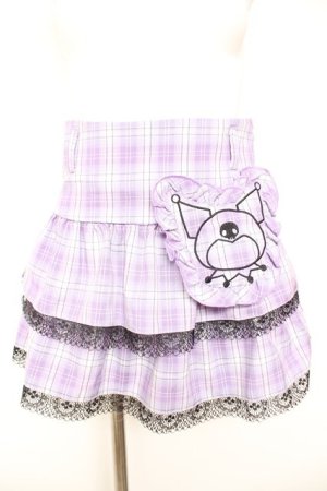 画像: QOOZA / Kuromi mini skirt  ラベンダー Y-26-01-31-164-PU-SK-SZ-ZY