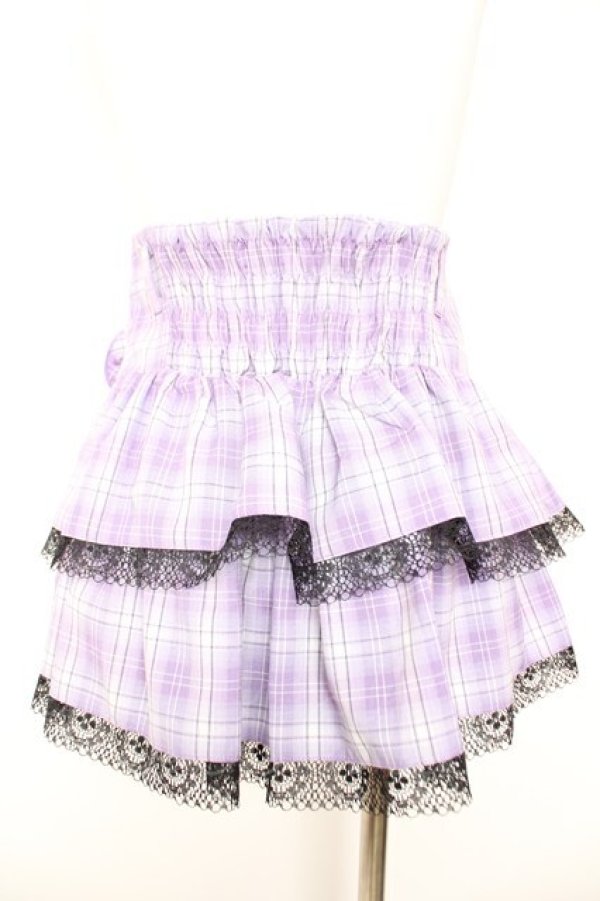 画像2: QOOZA / Kuromi mini skirt  ラベンダー Y-26-01-31-164-PU-SK-SZ-ZY (2)