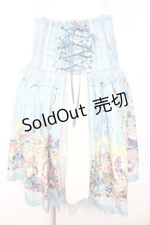 画像: axes femme kawaii / ティータイムバニースカート M サックス Y-26-01-31-169-AX-SK-SZ-ZS