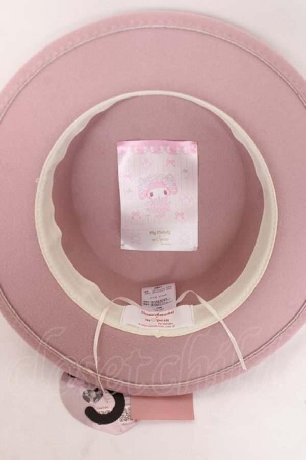 画像5: m petit by misako / サンリオキャラクターズコラボ マイメロディ カンカン帽  ピンク Y-26-01-31-036-LO-AC-SZ-ZY (5)