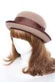画像1: axes femme / ファーボーラー帽  モカ Y-26-01-31-037-AX-AC-SZ-ZY (1)