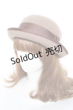 画像: axes femme / ファーボーラー帽  モカ Y-26-01-31-037-AX-AC-SZ-ZY