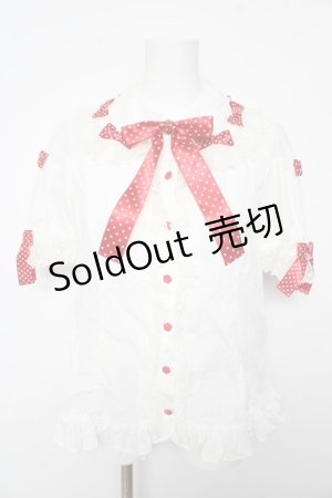 画像: Angelic Pretty / スカラップチュールブラウス  白 Y-26-02-01-039-AP-BL-SZ-ZY