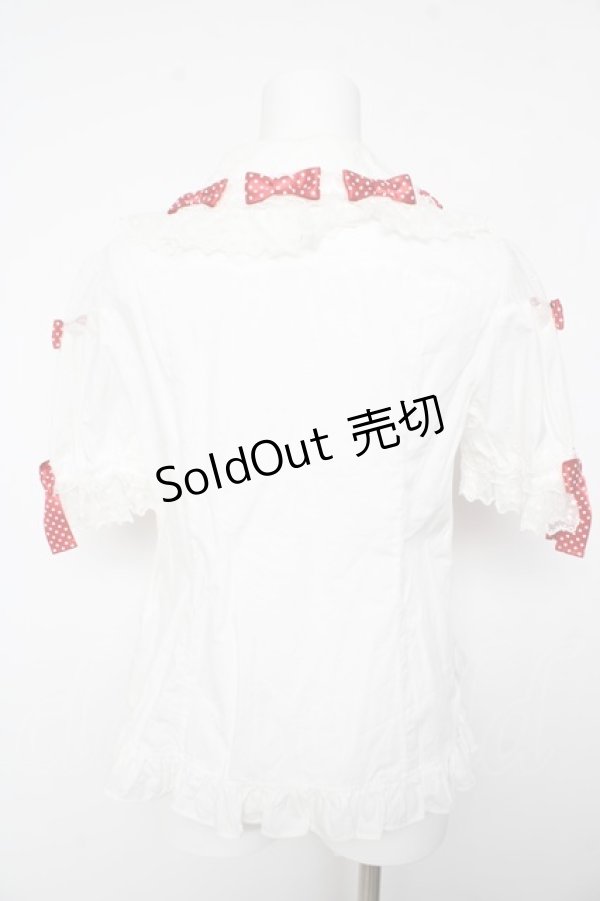 画像2: Angelic Pretty / スカラップチュールブラウス  白 Y-26-02-01-039-AP-BL-SZ-ZY (2)