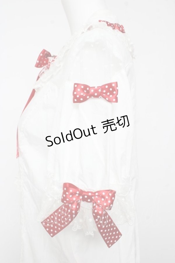 画像4: Angelic Pretty / スカラップチュールブラウス  白 Y-26-02-01-039-AP-BL-SZ-ZY (4)