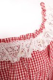画像4: Angelic Pretty / Resortブラウス（ギンガム）  赤 Y-26-02-01-042-AP-BL-SZ-ZY (4)