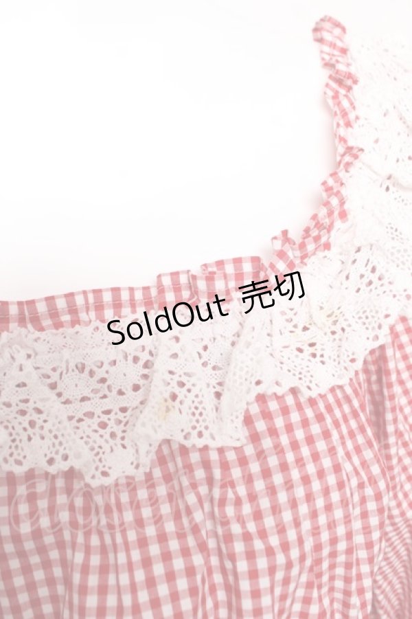 画像4: Angelic Pretty / Resortブラウス（ギンガム）  赤 Y-26-02-01-042-AP-BL-SZ-ZY (4)