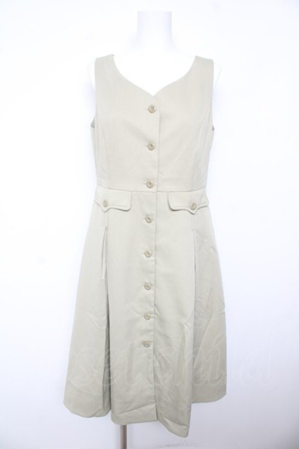 画像3: Fi.n.t  / ステッチ使いクレリックレイヤードワンピース  グリーン Y-26-02-01-044-LO-OP-SZ-ZY (3)