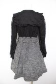 画像2: Jamieエーエヌケー / ツイードドッキングワンピース M 黒 Y-26-02-01-046-LO-OP-SZ-ZY (2)