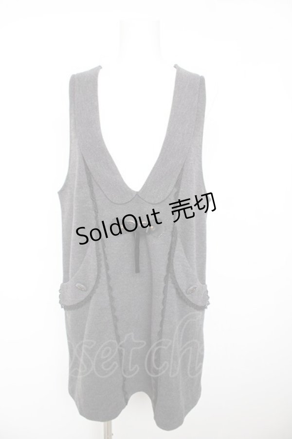 画像1: axes femme / ビット付きジャンドレ M グレー Y-26-02-01-052-AX-OP-SZ-ZT072 (1)