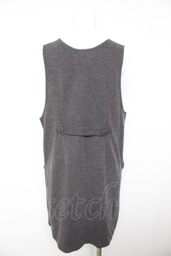 画像2: axes femme / ビット付きジャンドレ M グレー Y-26-02-01-052-AX-OP-SZ-ZY (2)