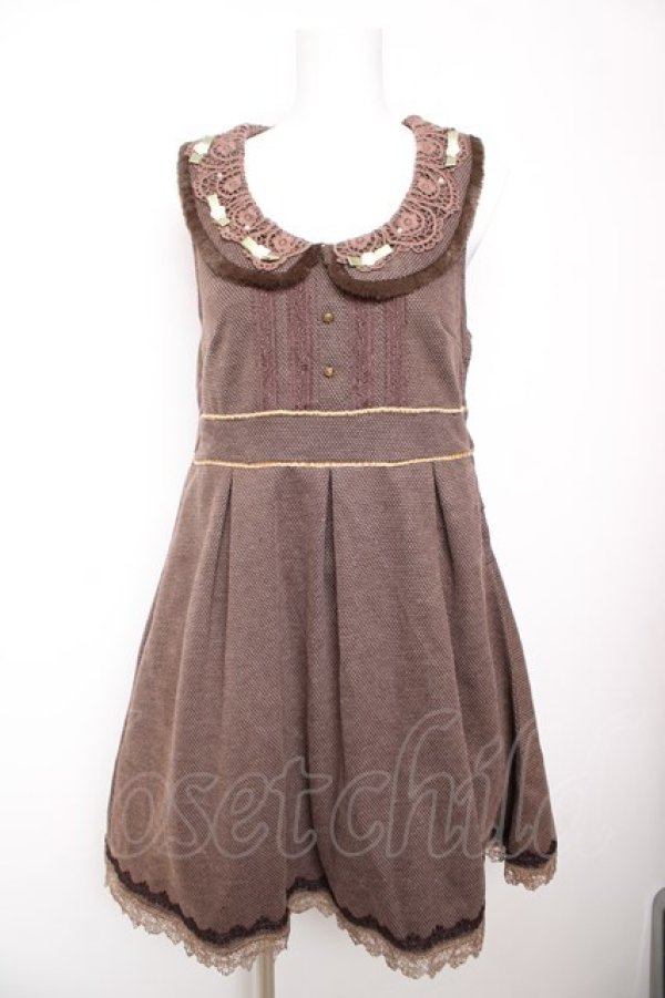 画像1: axes femme / ツイードレトロワンピース   Y-26-02-01-056-AX-TO-ET-ZY (1)