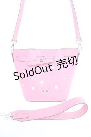 画像: SAMANTHAVEGA / パール付バケツバッグ  マゼンダ Y-26-02-01-006-LO-BG-SZ-ZY