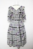 画像2: Melody BasKet / Violet laceヨーク切替ワンピース M ブラック Y-26-02-01-064-LO-OP-IG-ZY (2)