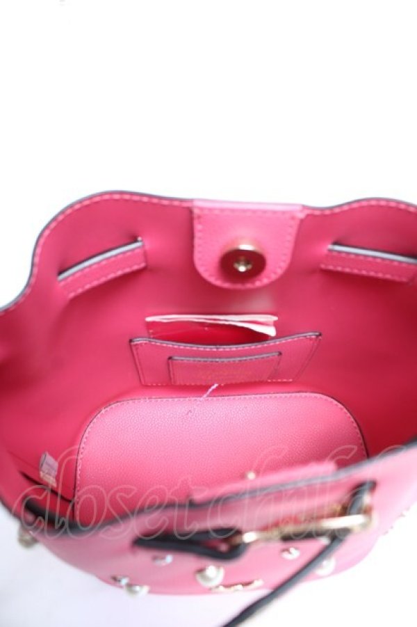 画像3: SAMANTHAVEGA / パール付バケツバッグ  マゼンダ Y-26-02-01-006-LO-BG-SZ-ZY (3)