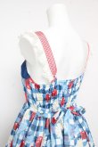 画像5: Angelic Pretty / Sweet Cherry Margaretジャンパースカート  青 Y-26-02-01-070-AP-OP-SZ-ZY (5)