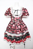 画像1: Angelic Pretty / Cherry Jam Labelワンピース  黒 Y-26-02-01-072-AP-OP-SZ-ZY (1)