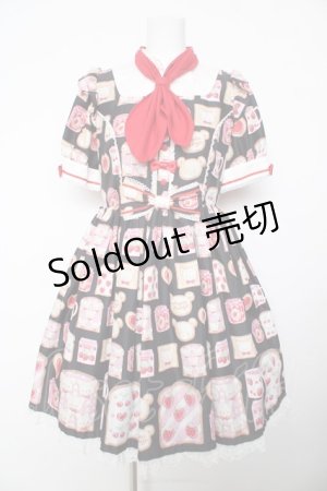 画像: Angelic Pretty / Sunny Day Brunchワンピース  黒 Y-26-02-01-074-AP-OP-SZ-ZY