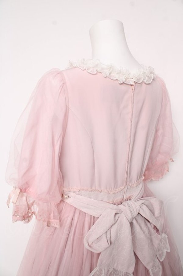 画像5: Angelic Pretty / Vintage Tulleワンピース  ピンク Y-26-02-01-078-AP-OP-SZ-ZY (5)