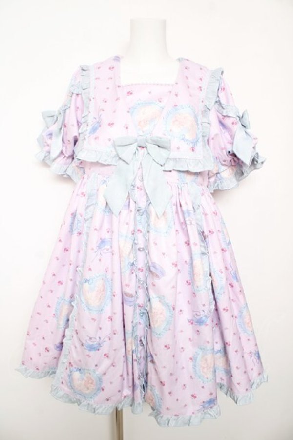 画像1: Chalmiere / ハッピードリームキティワンピース M ピンク Y-26-02-01-080-LO-OP-SZ-ZY (1)