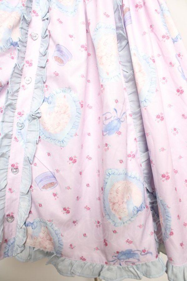 画像4: Chalmiere / ハッピードリームキティワンピース M ピンク Y-26-02-01-080-LO-OP-SZ-ZY (4)