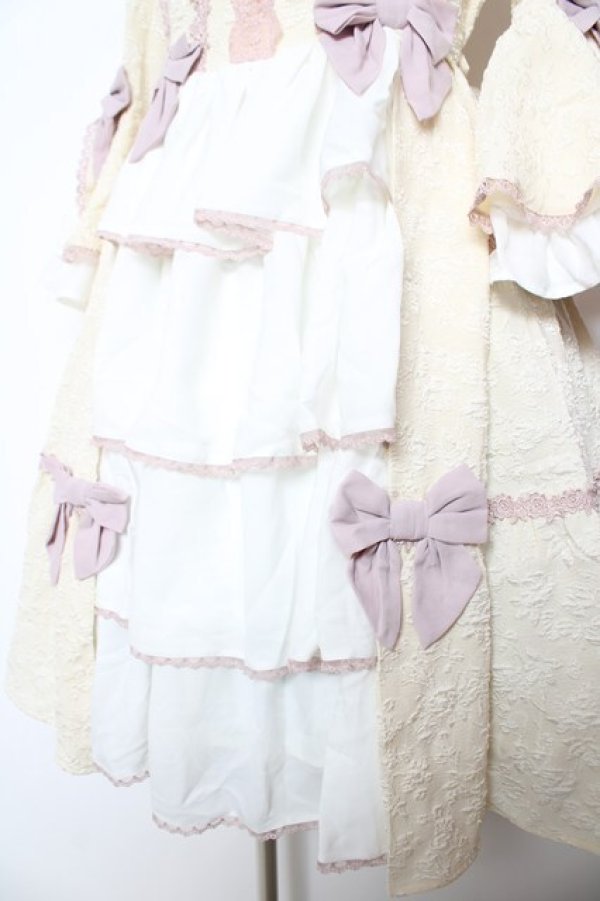 画像4: axes femme kawaii / メアリー姫袖ドレス  生成り Y-26-02-01-081-AX-OP-SZ-ZY (4)