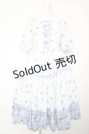 画像: Chalmiere / ハイドレンジアワンピース  白 Y-26-02-01-084-LO-OP-SZ-ZY