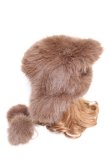 画像2: axes femme POETIQUE / くまみみファーキャップ 58cm 茶 Y-26-02-01-002-AX-AC-SZ-ZY (2)