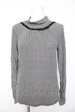 画像: axes femme / 千鳥柄ハイネックプルオーバー M 黒 Y-26-02-01-020-AX-TO-SZ-ZY