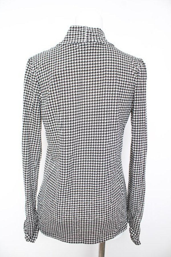 画像2: axes femme / 千鳥柄ハイネックプルオーバー M 黒 Y-26-02-01-020-AX-TO-SZ-ZY (2)