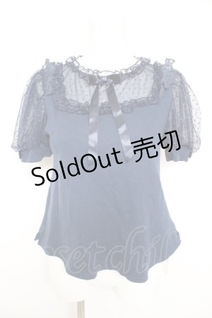 画像: Angelic Pretty / Secret Fairyカットソー(2018年)  紺 Y-26-02-01-029-AP-TO-SZ-ZY