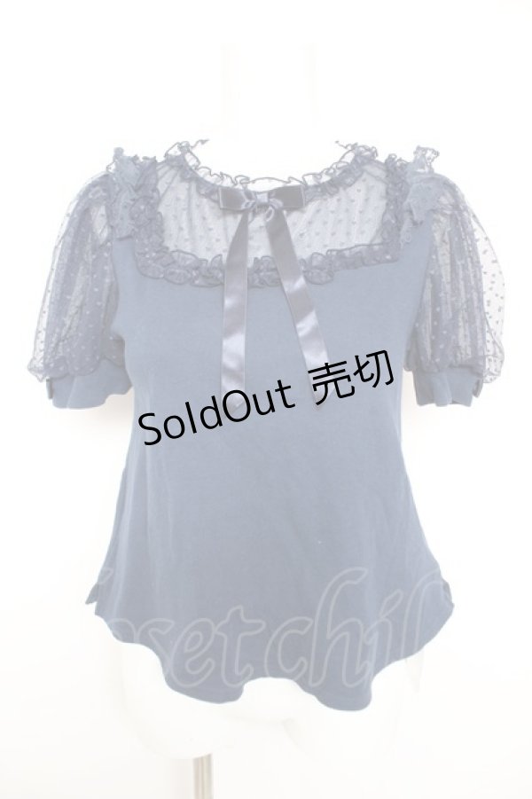 画像1: Angelic Pretty / Secret Fairyカットソー(2018年)  紺 Y-26-02-01-029-AP-TO-SZ-ZY (1)