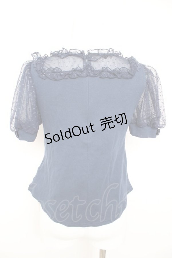 画像2: Angelic Pretty / Secret Fairyカットソー(2018年)  紺 Y-26-02-01-029-AP-TO-SZ-ZY (2)