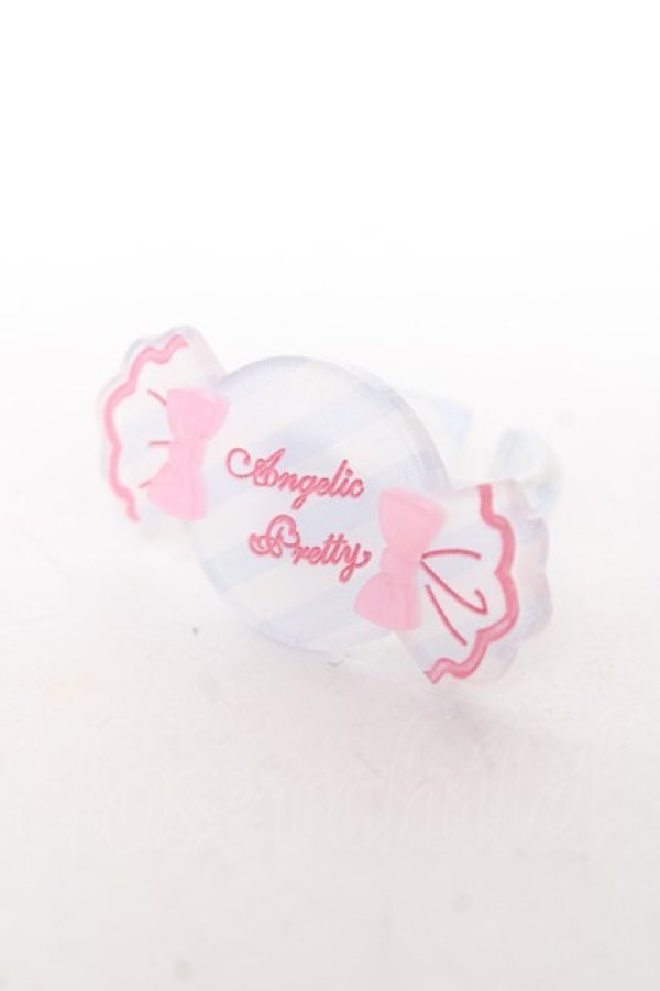 画像1: Angelic Pretty / ストライプCandyリング  サックス Y-26-02-04-004-AP-AC-SZ-ZY (1)