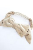 画像1: Angelic Pretty / Lady Ribbonヘアバンド  ベージュ Y-26-02-04-048-AP-AC-SZ-ZY (1)