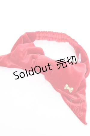 画像: Angelic Pretty / Lady Ribbonヘアバンド  赤 Y-26-02-04-049-AP-AC-SZ-ZY