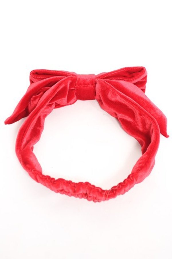 画像2: Angelic Pretty / Lady Ribbonヘアバンド  赤 Y-26-02-04-049-AP-AC-SZ-ZY (2)