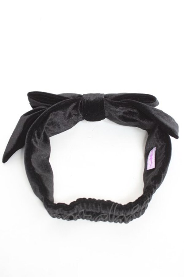 画像2: Angelic Pretty / Lady Ribbonヘアバンド  黒 Y-26-02-04-050-AP-AC-SZ-ZY (2)