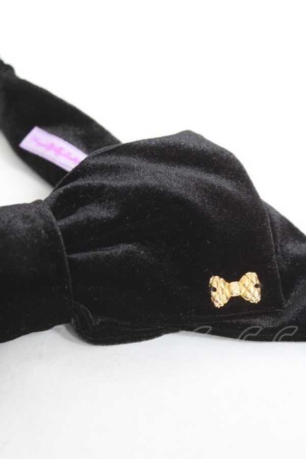 画像3: Angelic Pretty / Lady Ribbonヘアバンド  黒 Y-26-02-04-050-AP-AC-SZ-ZY (3)