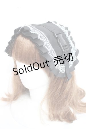 画像: ACDC RAG / ジャージヘッドドレス  黒 Y-26-02-04-054-PU-AC-SZ-ZY