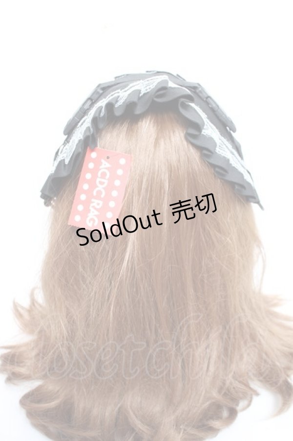 画像2: ACDC RAG / ジャージヘッドドレス  黒 Y-26-02-04-054-PU-AC-SZ-ZY (2)