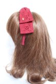 画像2: Angelic Pretty / アンティークRibbonカチューシャ  赤 Y-26-02-04-056-AP-AC-SZ-ZY (2)