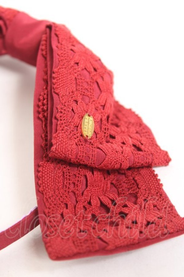 画像5: Angelic Pretty / アンティークRibbonカチューシャ  赤 Y-26-02-04-056-AP-AC-SZ-ZY (5)