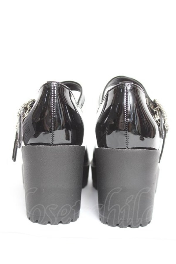 画像3: LOVEHUNTER / ハートリングダブルベルトパンプス S 黒 Y-26-02-04-063-LO-SH-SZ-ZY (3)