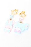 画像1: Angelic Pretty / Toyboxフレンズイヤリング  ピンク×サックス Y-26-02-04-007-AP-AC-SZ-ZY (1)