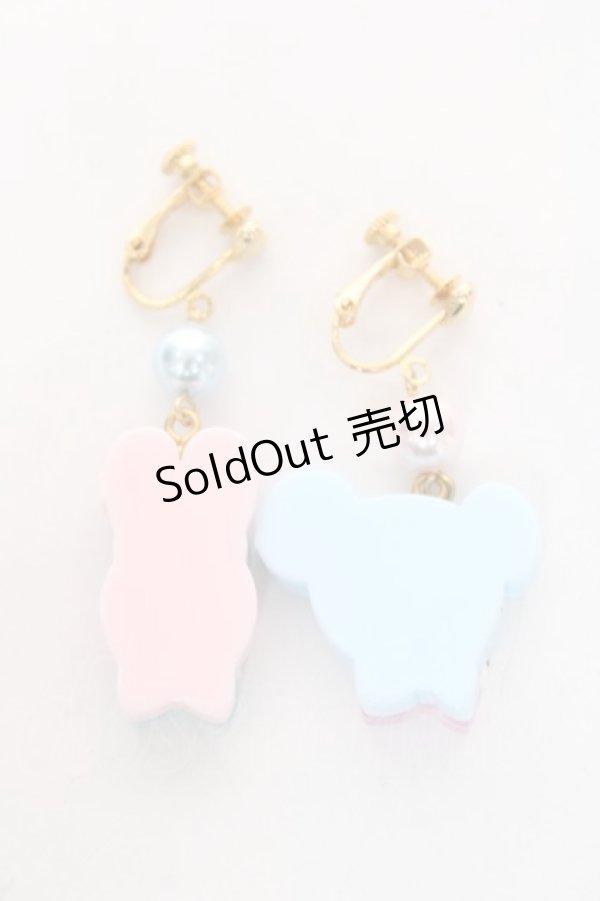 画像3: Angelic Pretty / Toyboxフレンズイヤリング  ピンク×サックス Y-26-02-04-007-AP-AC-SZ-ZY (3)