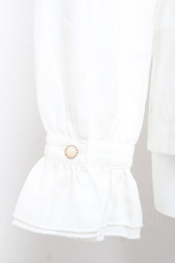 画像5: Amavel / ティーセット刺繍入りジャボ付きブラウス F ラベンダー Y-26-02-04-067-CA-BL-SZ-ZY (5)